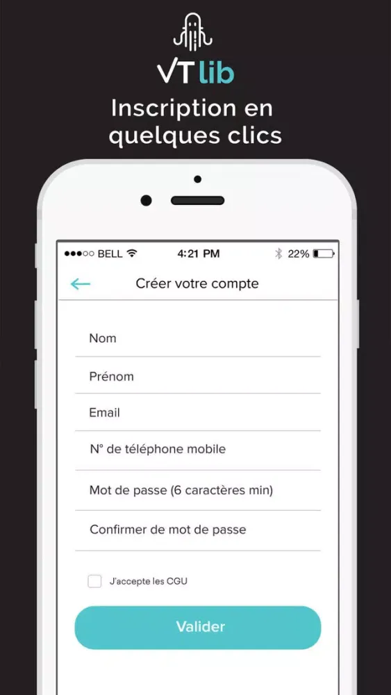 VTLib - Votre Chauffeur Privé應用截圖