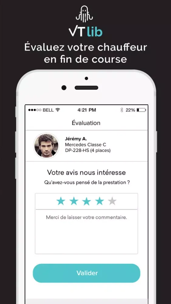 VTLib - Votre Chauffeur Privé應用截圖