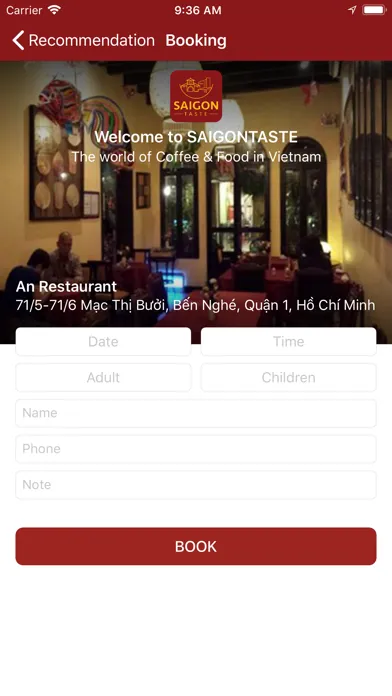 Saigon Taste স্ক্রিনশট