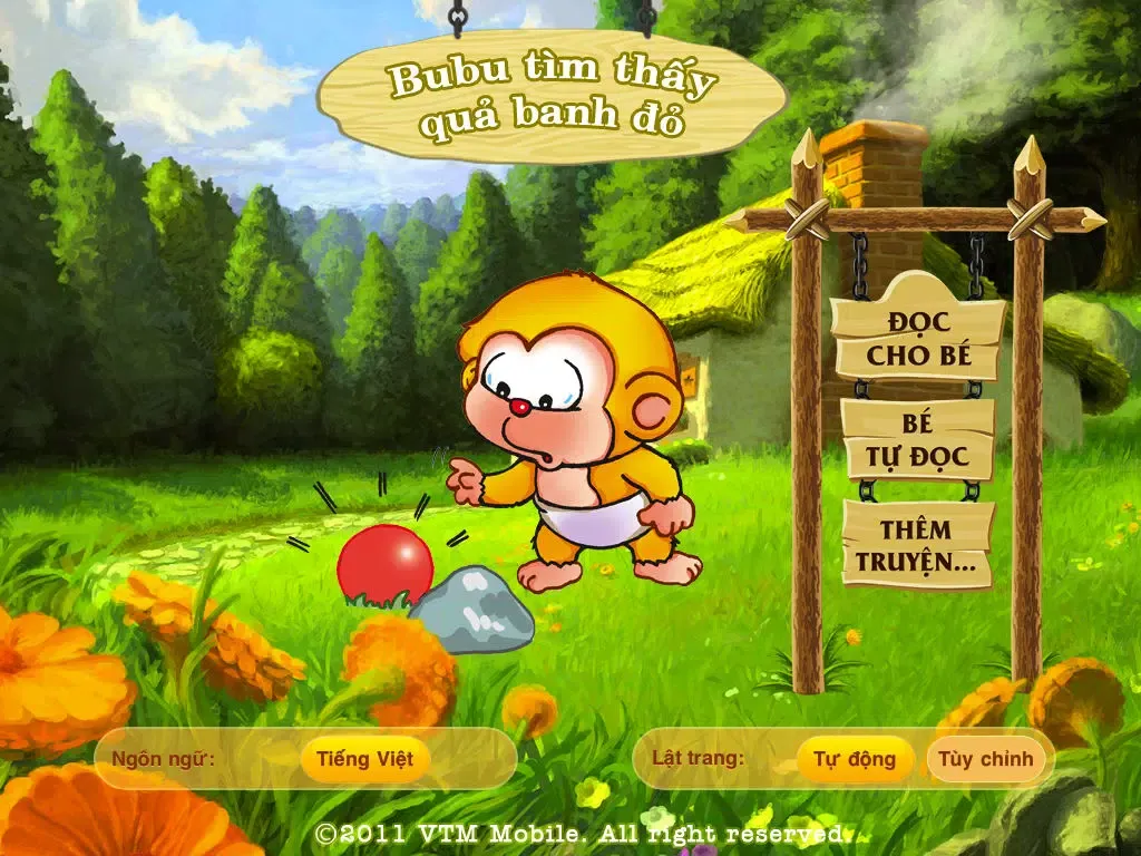 Bubu Tìm Thấy Quả Banh Đỏ - Truyện đọc tiếng Việt iPad  Screenshots