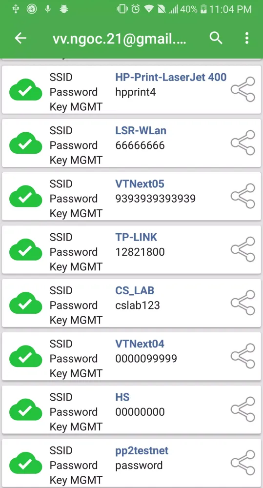 WiFi Password Recovery — Pro Screenshots