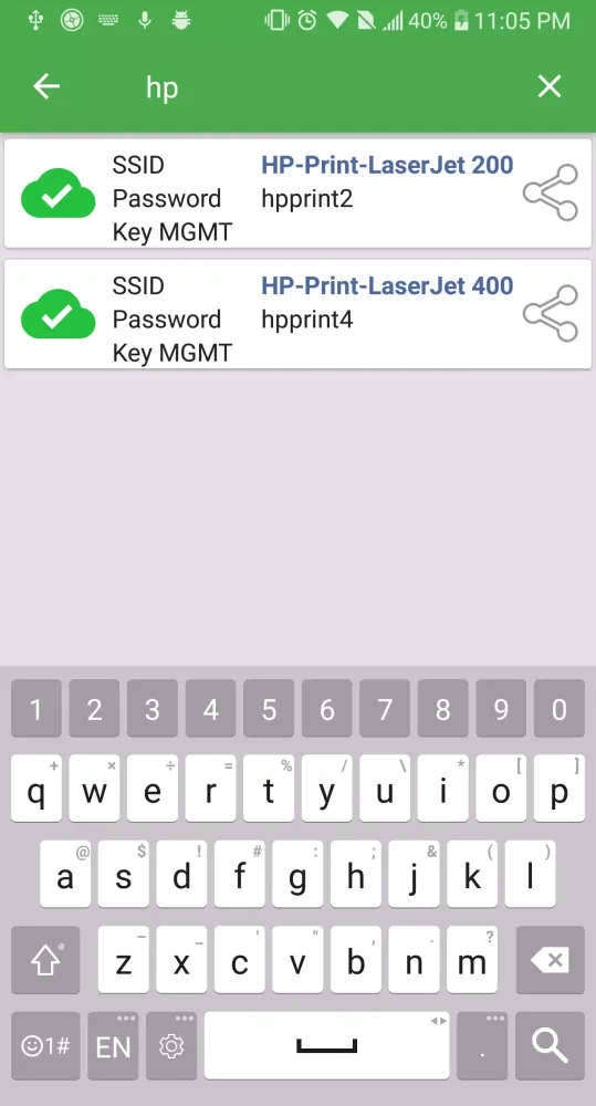 WiFi Password Recovery — Pro Screenshots