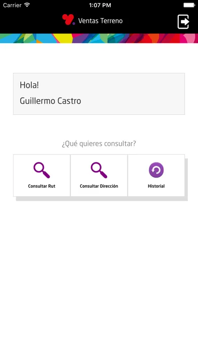 Tangkapan layar Ventas en Terreno VTR