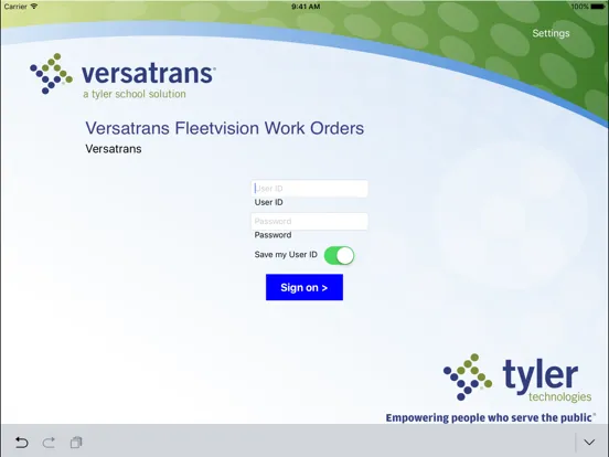 Capturas de pantalla de Fleetvision Work Orders iPad 