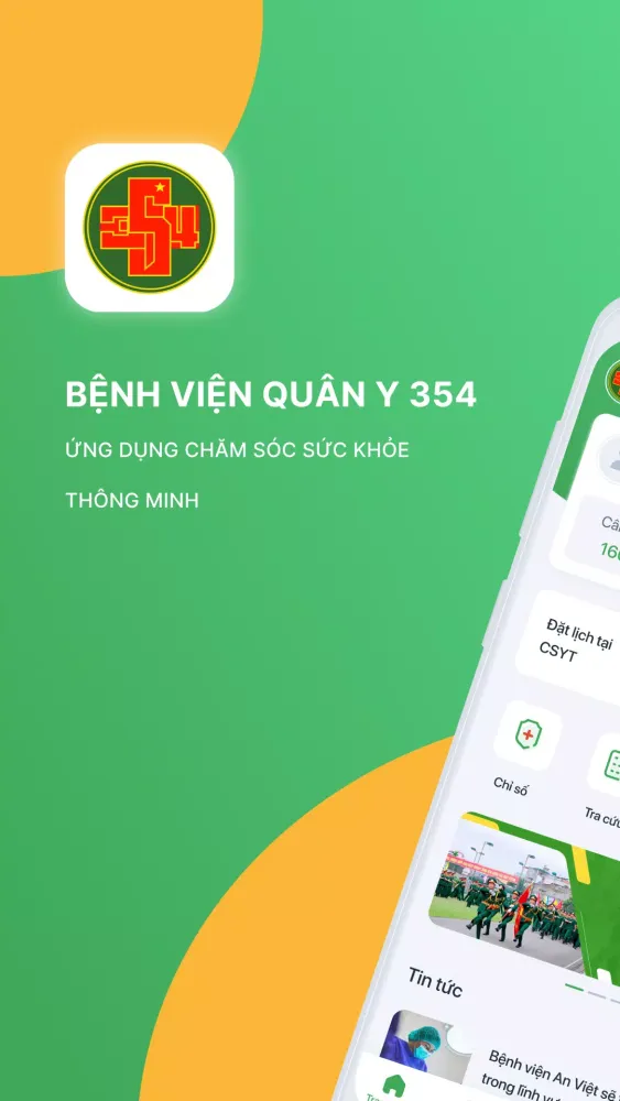 Ảnh chụp màn hình của Bệnh Viện Quân Y 354