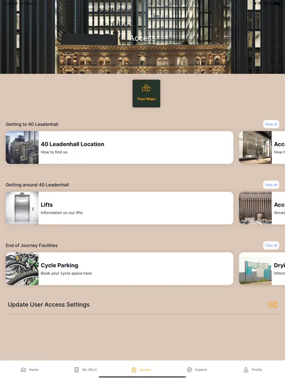 40 Leadenhall London iPad  سکرین شاٹس