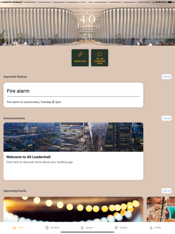 تصاویر 40 Leadenhall London iPad 
