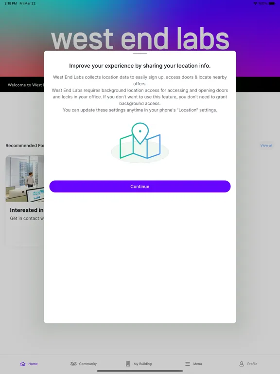 West End Labs iPad  স্ক্রিনশট