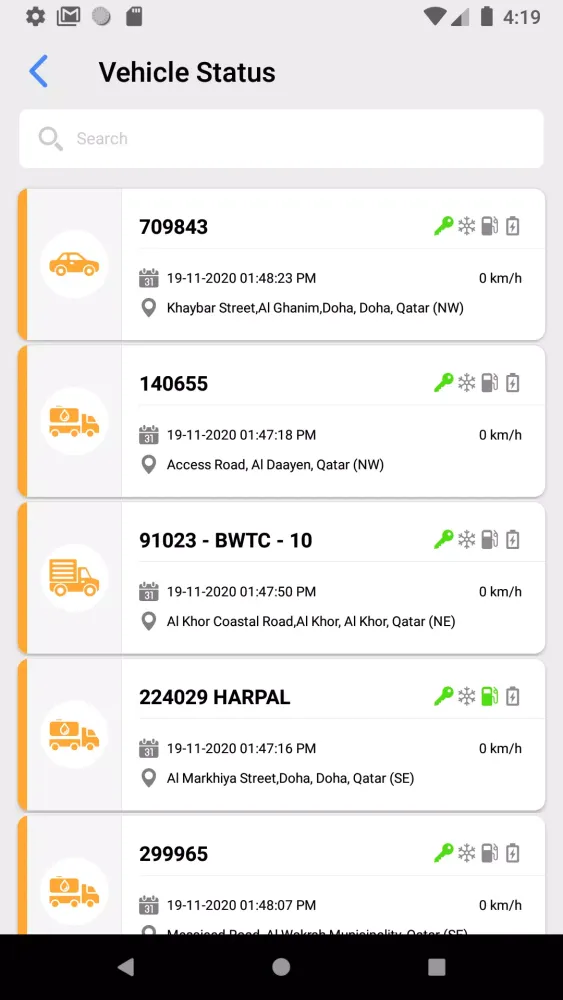 Tangkapan layar Mobitrack