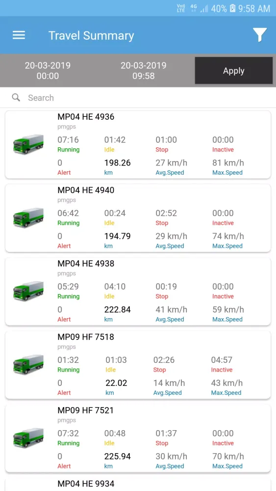 Screenshot di Plex Track GPS