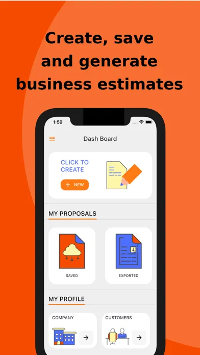 eEstimate - price offer स्क्रीनशॉट