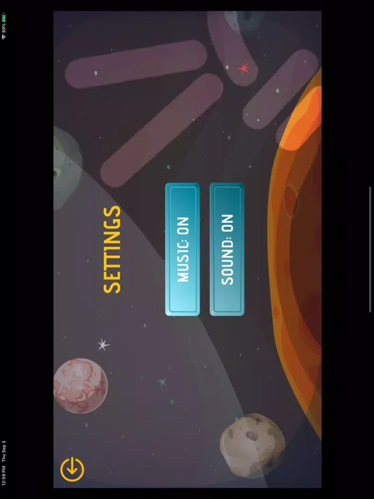 Screenshot di VTV Space Blaster iPad 