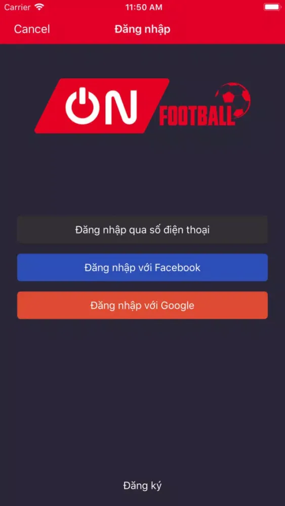 ON Football TV سکرین شاٹس