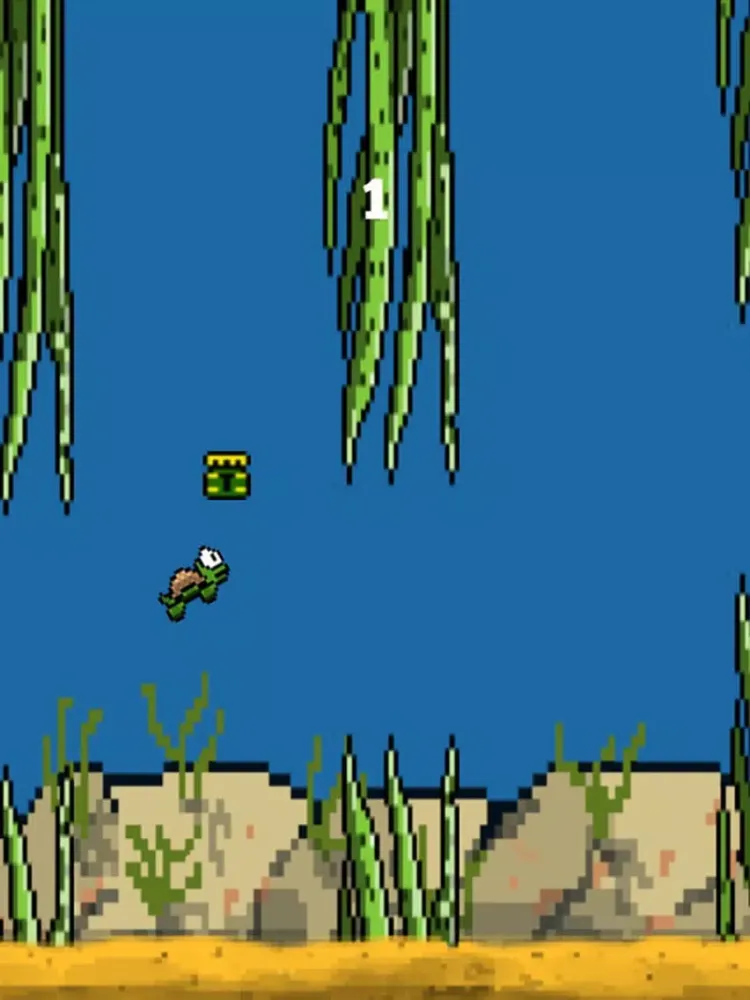 Turtle Swim: Insane Flapping iPad  سکرین شاٹس
