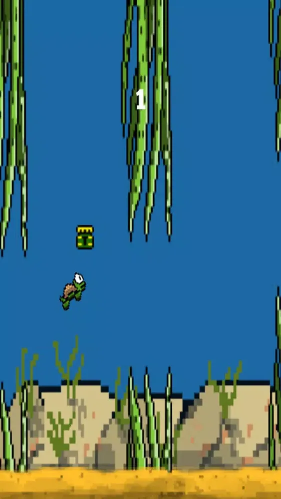 Turtle Swim: Insane Flapping سکرین شاٹس