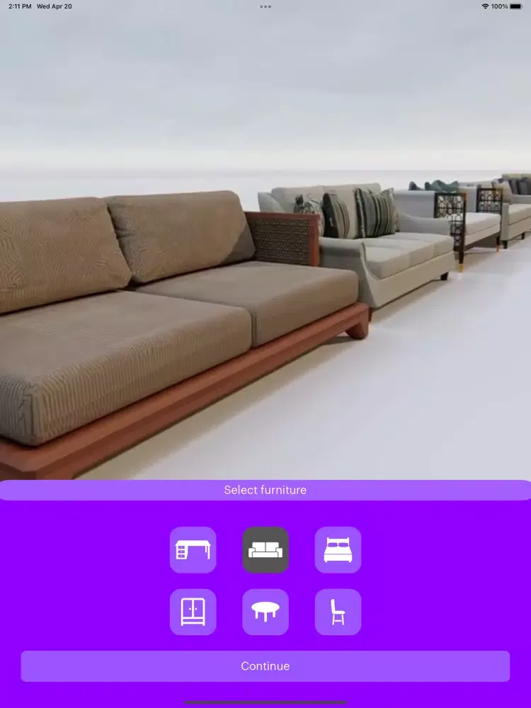 ภาพหน้าจอของ 3D Models Furniture for CAD iPad 