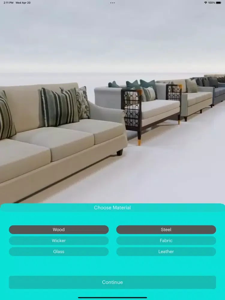 ภาพหน้าจอของ 3D Models Furniture for CAD iPad 