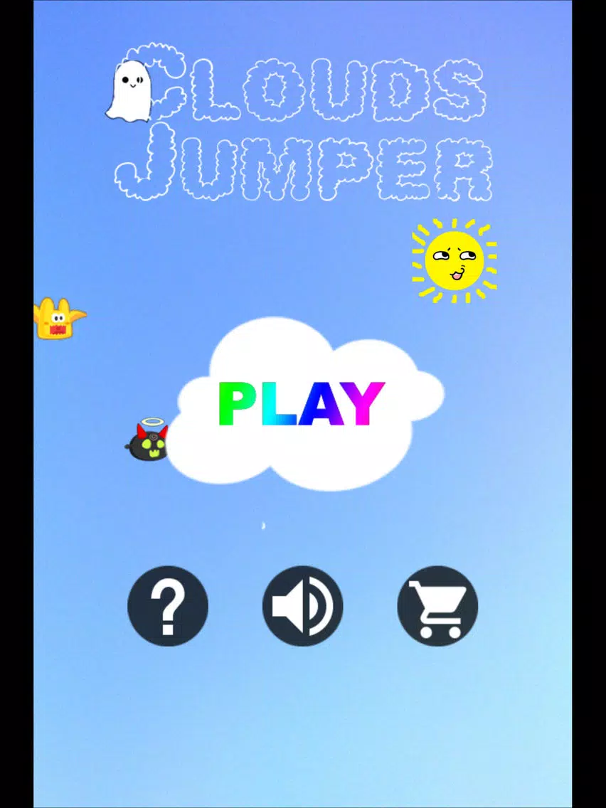 Capturas de tela do Clouds Jumper iPad 