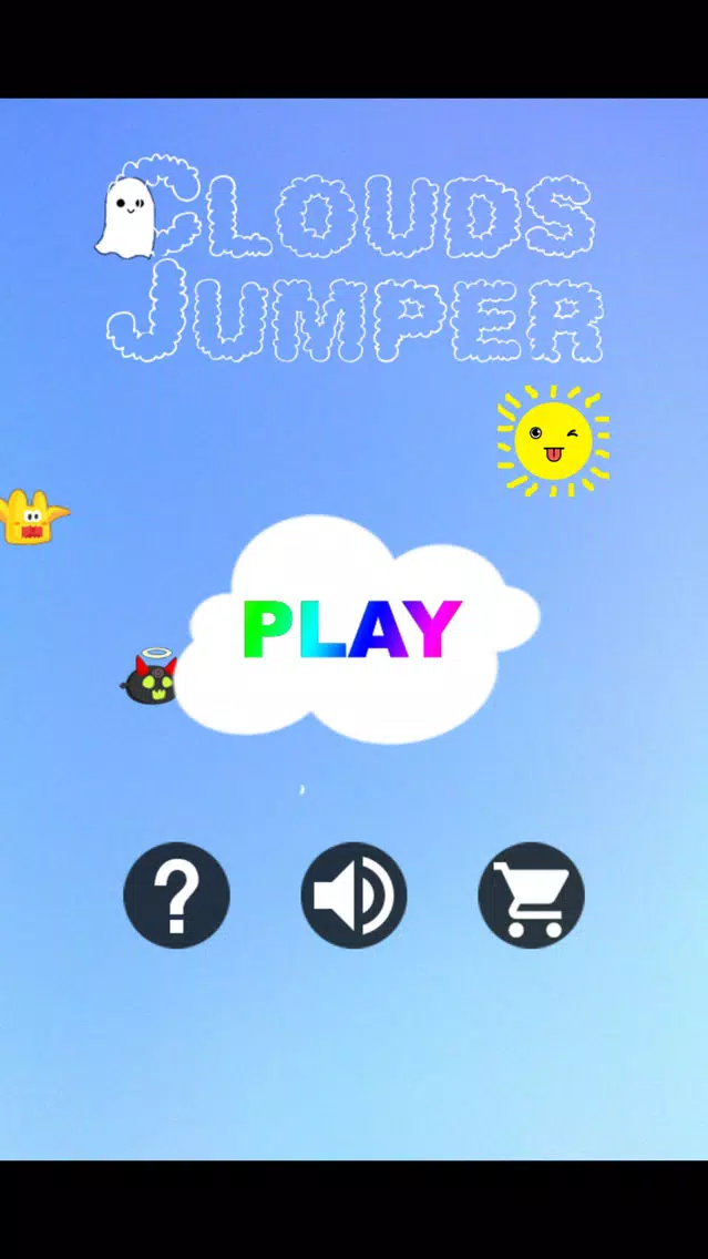 Capturas de tela do Clouds Jumper