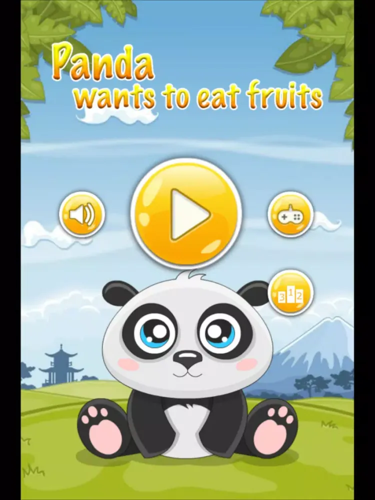 Capturas de tela do Panda want to eat fruit iPad 