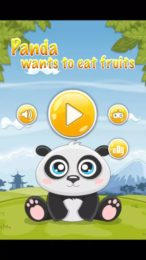 Capturas de tela do Panda want to eat fruit