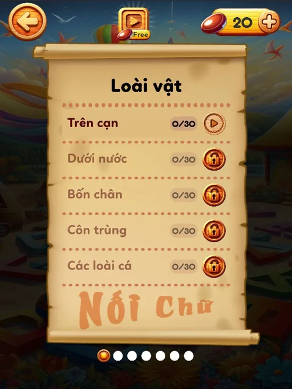 Zrzuty ekranu Nối Từ - Nối Chữ iPad 