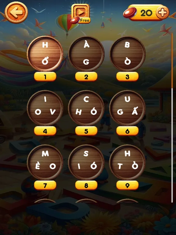 Zrzuty ekranu Nối Từ - Nối Chữ iPad 