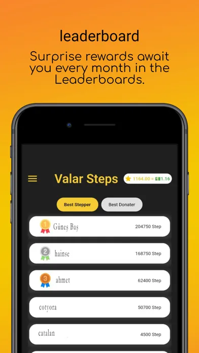 Valar Steps - Walk & Earn Ekran Görüntüleri