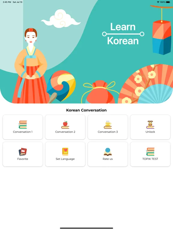 Korean Communication - Topik iPad 应用截图