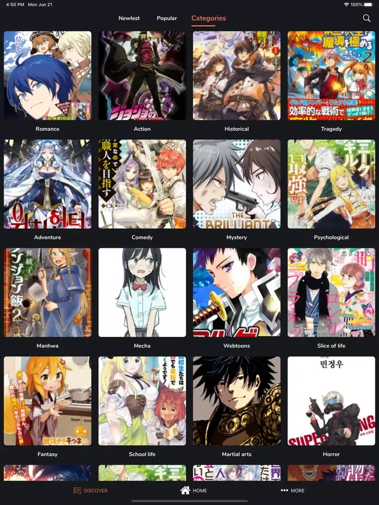MReader - Read Manga Online iPad  Screenshots