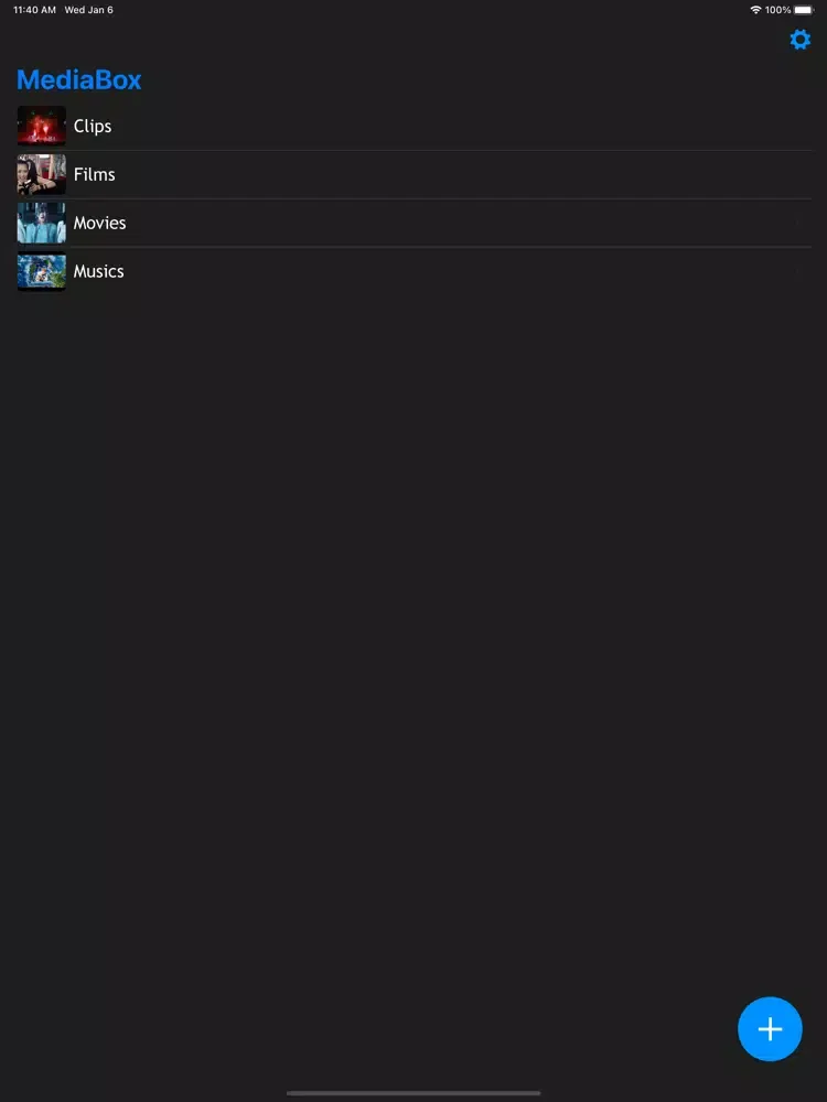 Скриншоты MediaBox Private & Player iPad 