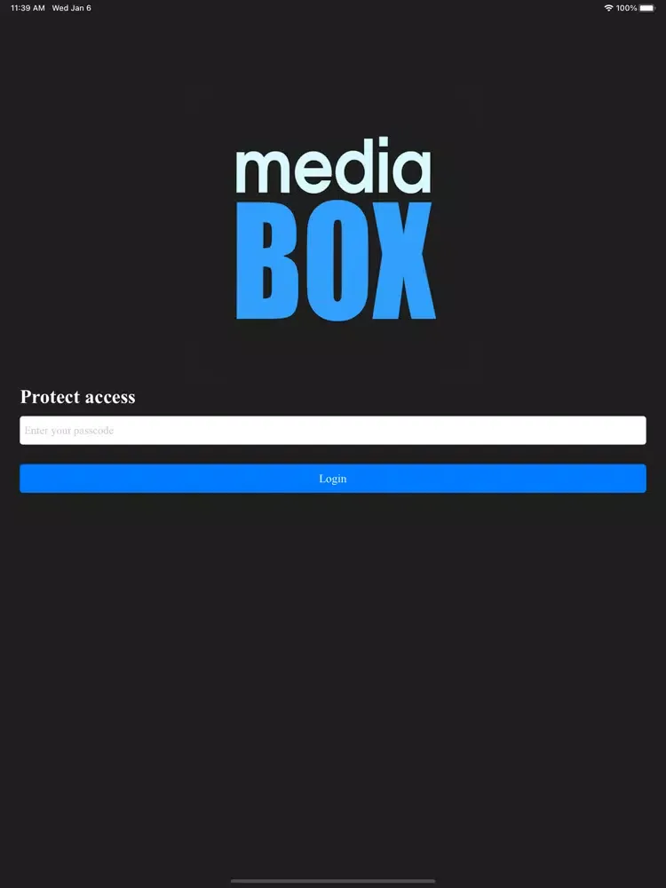 Скриншоты MediaBox Private & Player iPad 