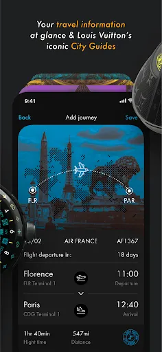 Screenshot di Louis Vuitton Connect