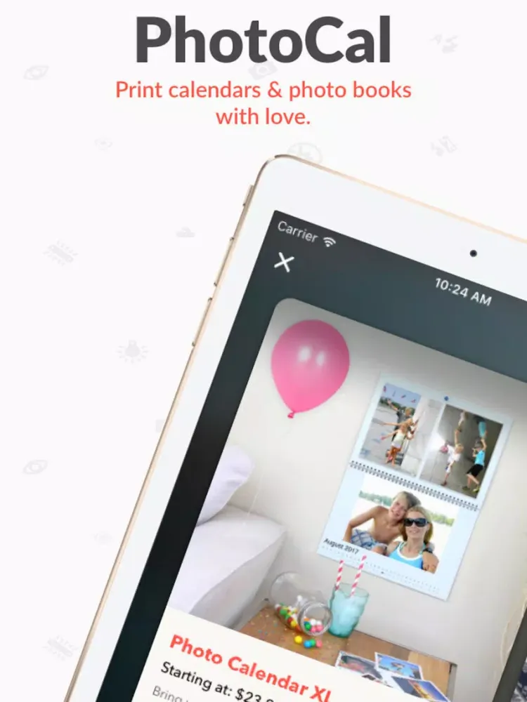 PhotoCal - Photo Calendar iPad 应用截图