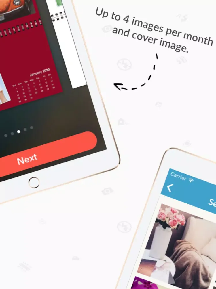 PhotoCal - Photo Calendar iPad 应用截图