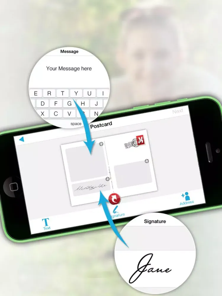 تصاویر Postcard™ - Greeting cards and Postcards send worldwide iPad 