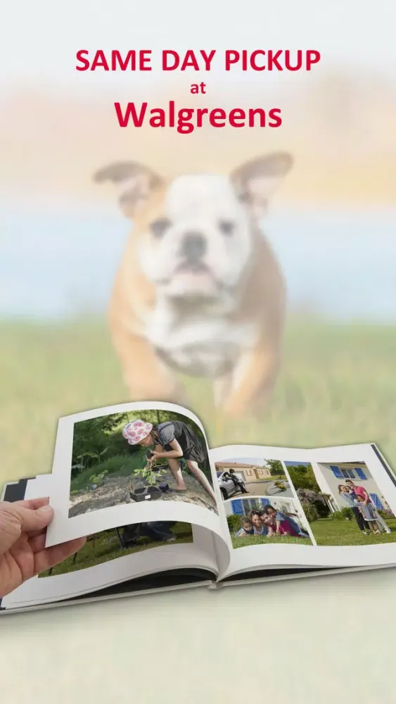 Zrzuty ekranu PhotoBook Same Day Pickup, created in 2 Minutes