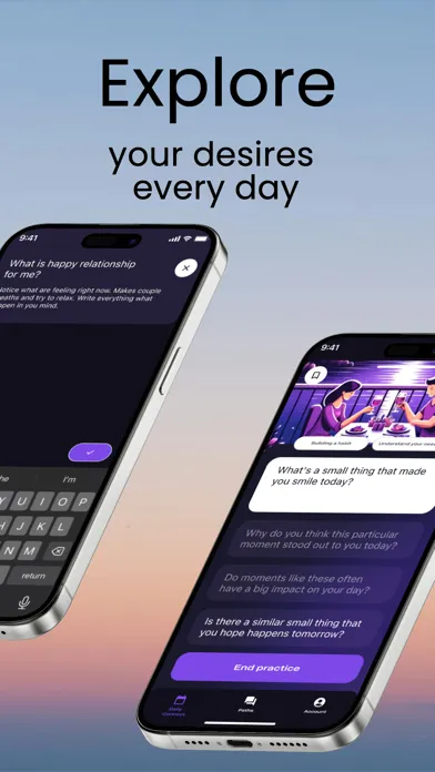 Capturas de tela do Vuln: Relationship Tracker App