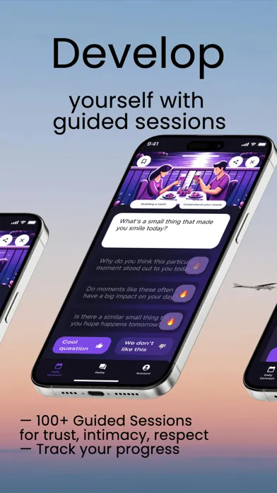 Capturas de tela do Vuln: Relationship Tracker App