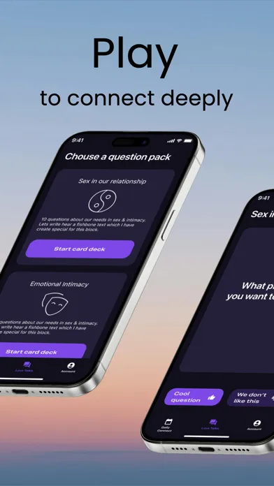 Capturas de tela do Vuln: Relationship Tracker App