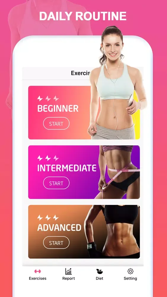 Abs Workout & Diet for Women Screenshots