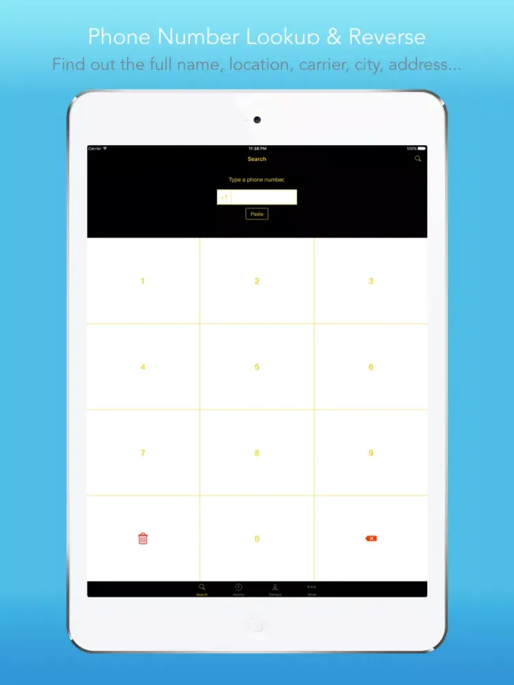 Reverse Phone Lookup & Caller ID Lookup iPad  Screenshots