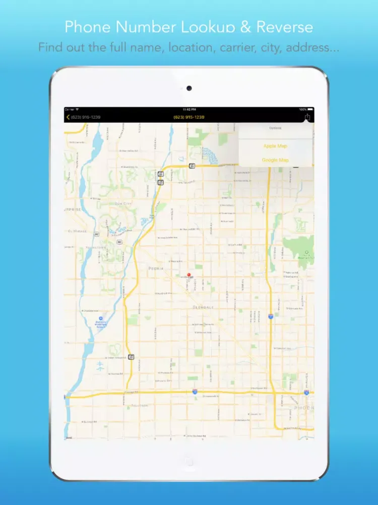 Reverse Phone Lookup & Caller ID Lookup iPad  Screenshots