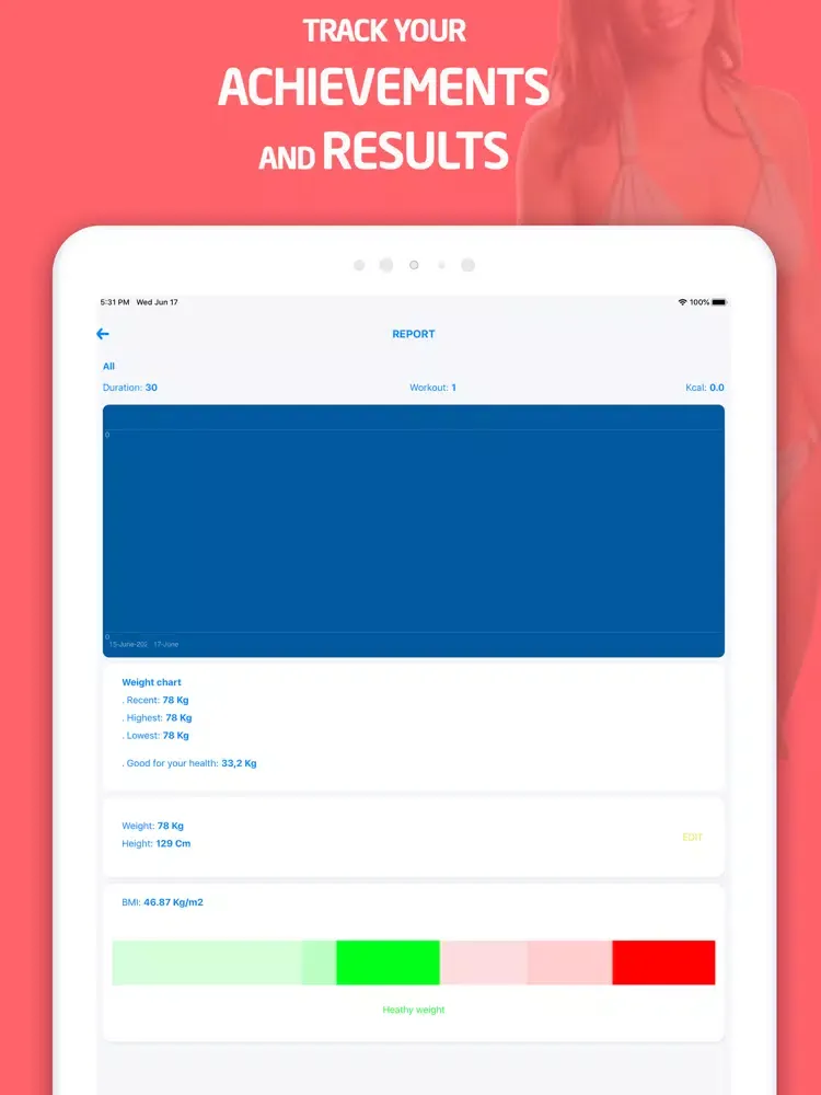 Women Workouts & Weight Loss iPad  Ekran Görüntüleri