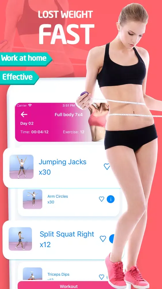 Women Workouts & Weight Loss Ekran Görüntüleri