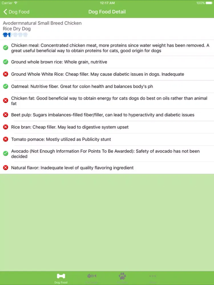 صور Pet Food Tracker for Cats, Dogs and More iPad