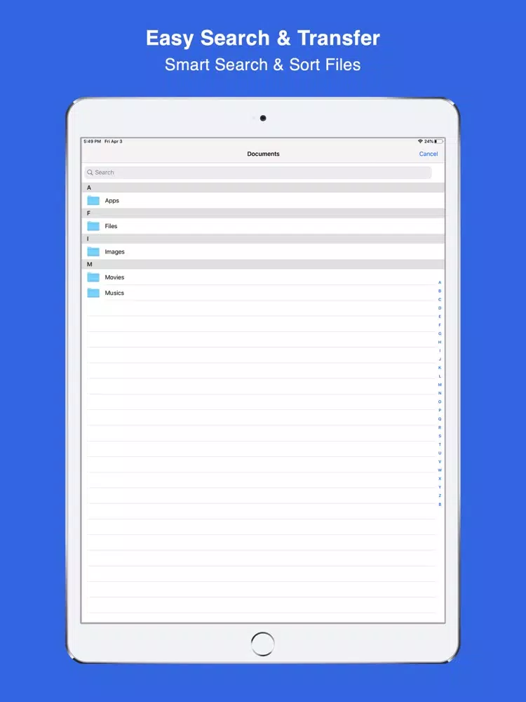Capturas de tela do Share Files & Send Anywhere iPad 