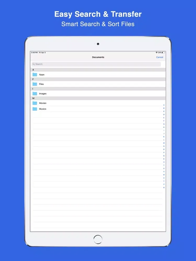 Share Files & Send Anywhere iPad 应用截图