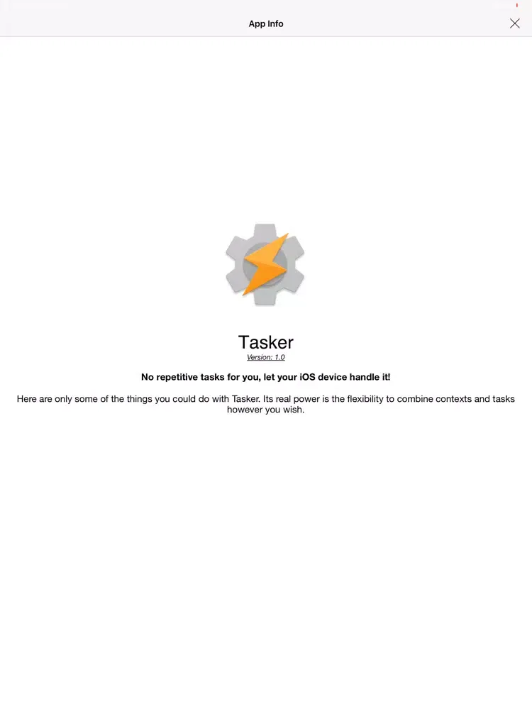 Capturas de pantalla de Tasker: Create any task iPad 