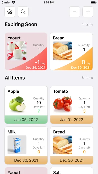 Fed Tracker -  Expiry Dates スクリーンショット